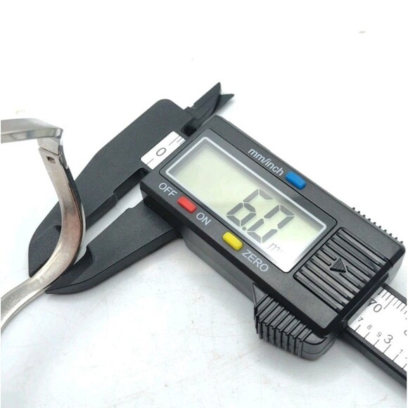 Solid Sterling Silver 925 Smooth Polished Wave Cuff Bangle Hinge Bracelet 20g - Picture 16 of 16